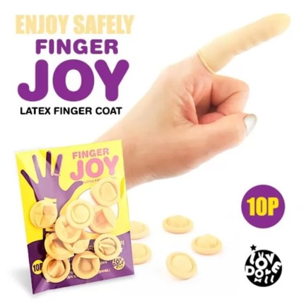 러브돌 핑거조이 | 위생 라텍스 핑거코트 10P | 성기 보호 & 위생용 커버